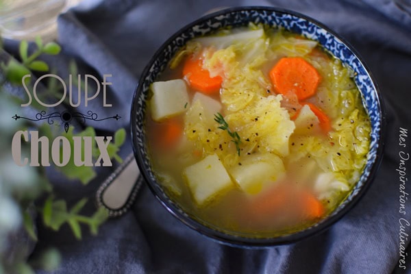 recette de soupe au choux pour régime