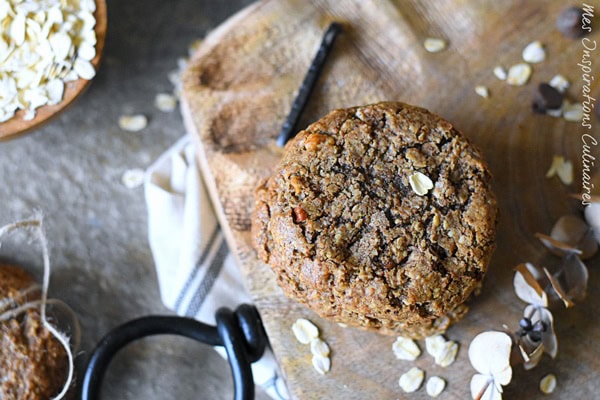 Cookies aux flocons d’avoine et noix