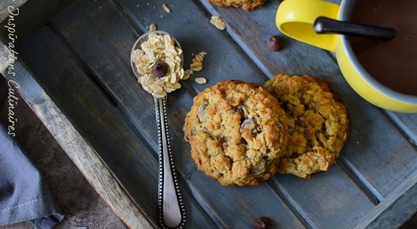 Cookies Pepites De Chocolat Et Flocons D Avoine Le Blog Cuisine De Samar