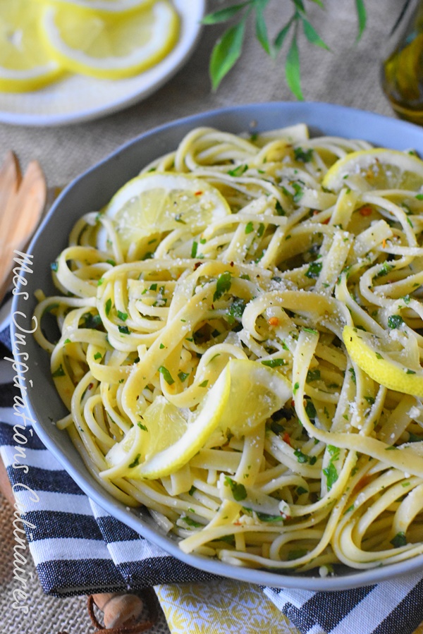 Recette Aglio e Olio - spaghetti à l'ail et huile d'olive
