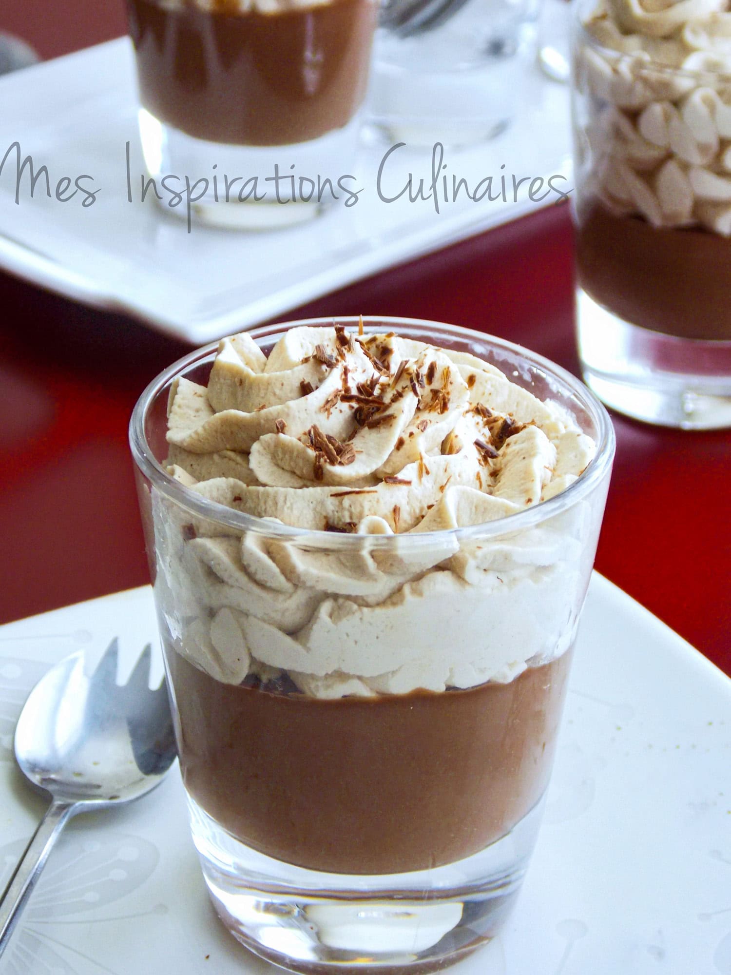 petits pots de crème au café chocolat