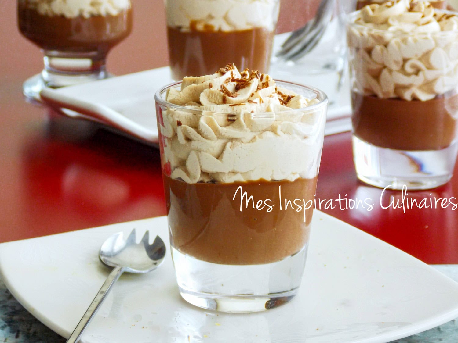 Crème dessert au café et chocolat