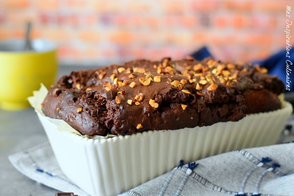 le Banana bread double chocolat moelleux au yaourt