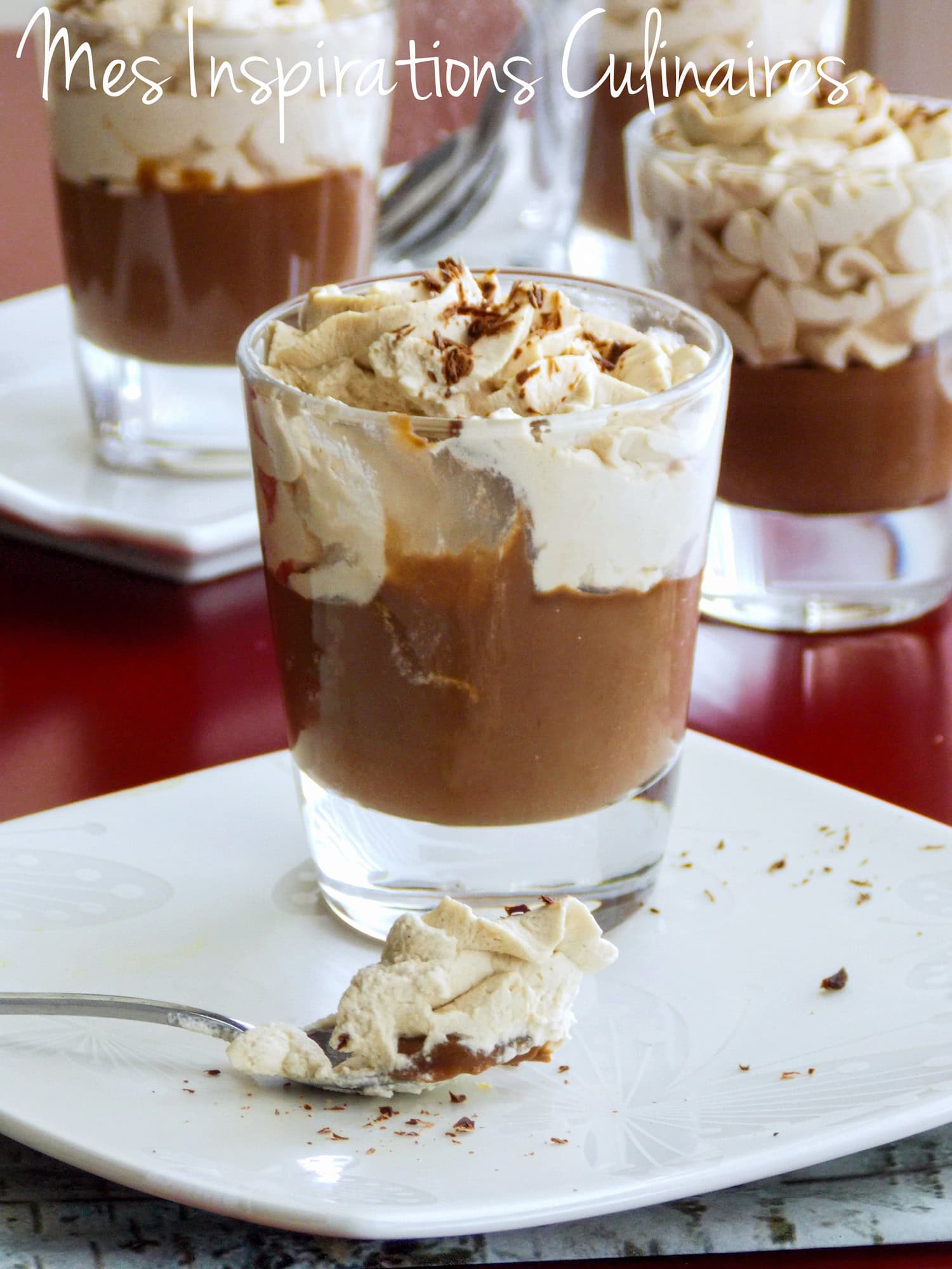 Crème dessert au café et chocolat