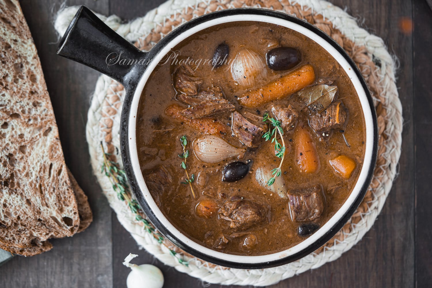 Boeuf carotte sans vin traditionnel