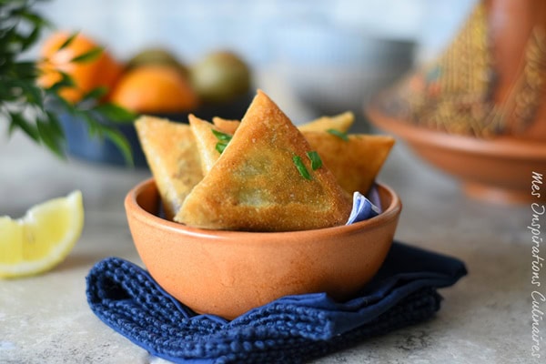 Briouate ou Samsa salée à la viande hachée