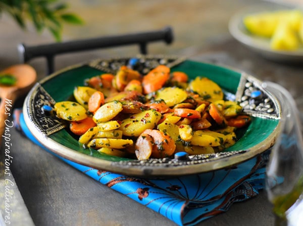 Poêlée de Carottes ail et persil, recette facile