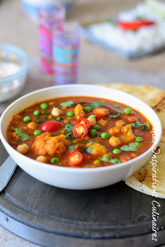 Curry de légumes (cari indien végétarien)