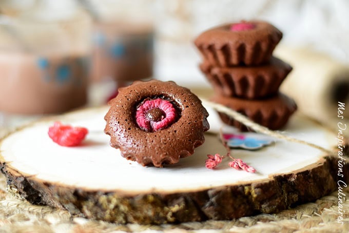 Financiers à la framboise