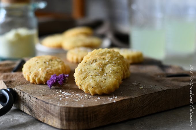 Sablés au parmesan, recette apéritif facile