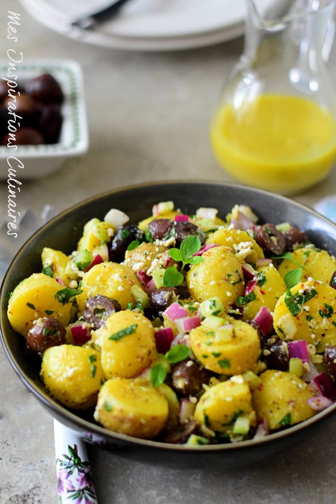 Salade De Pomme De Terre A La Grecque Le Blog Cuisine De Samar