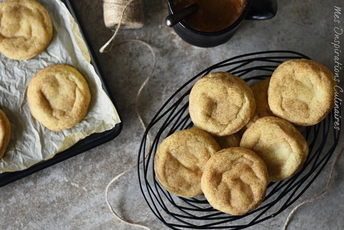 Les snickerdoodles biscuits à la cannelle