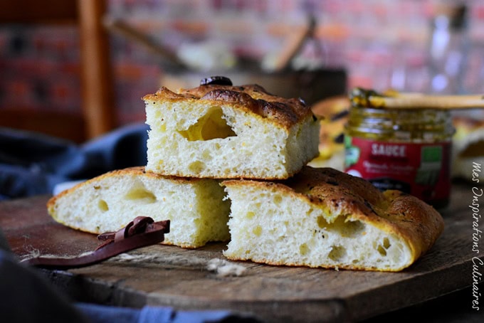 Recette de la Focaccia italienne à la Chermoula