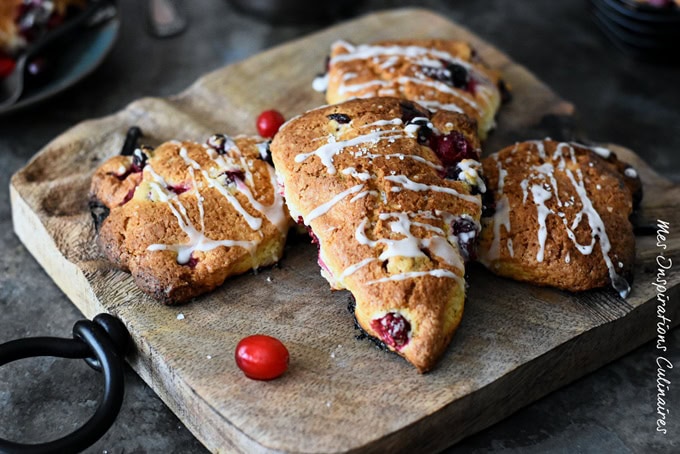 Recette scones (canneberges fraîches ou surgelées)