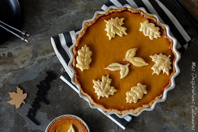 Tarte au potiron sucrée, La pumpkin pie pour Thanksgiving