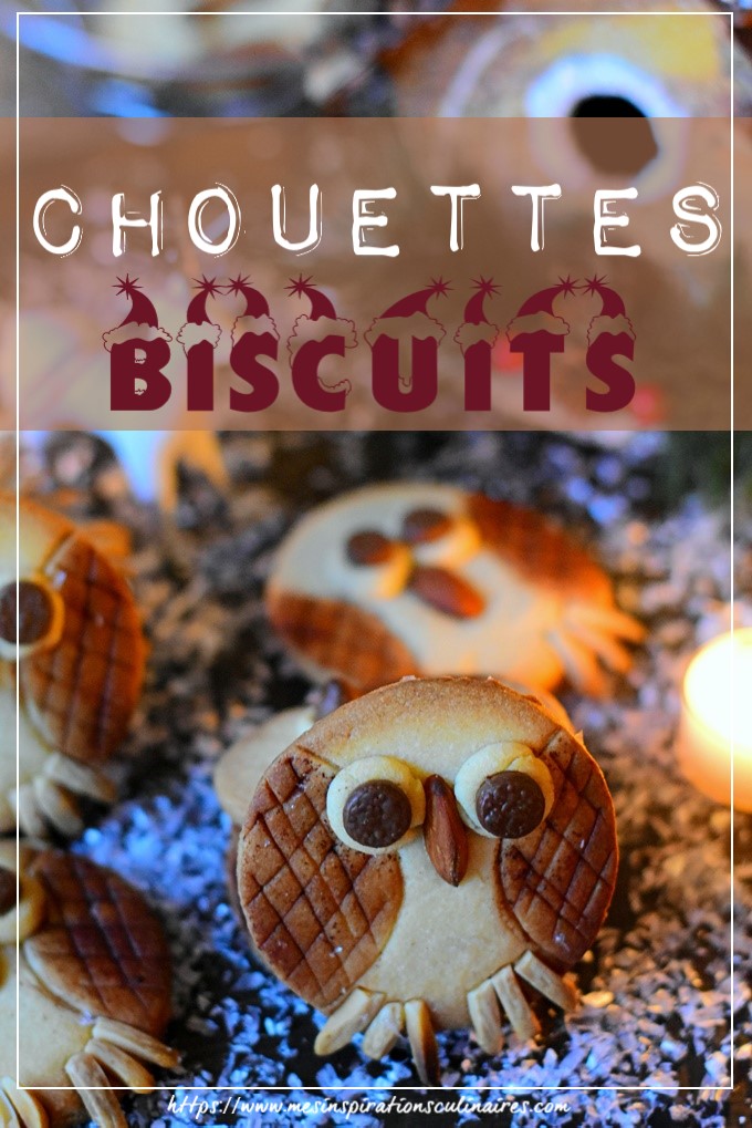 Biscuits Chouettes de Noël (Sablés hiboux)