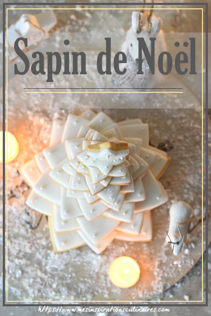 Sapin de Noël en Sablé, recette 3D