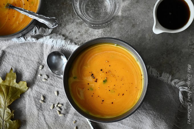 Soupe Butternut (épices thaï et sirop d’érable)