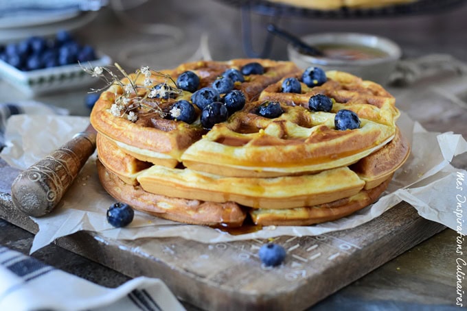 Pâte à gaufre facile au fromage blanc