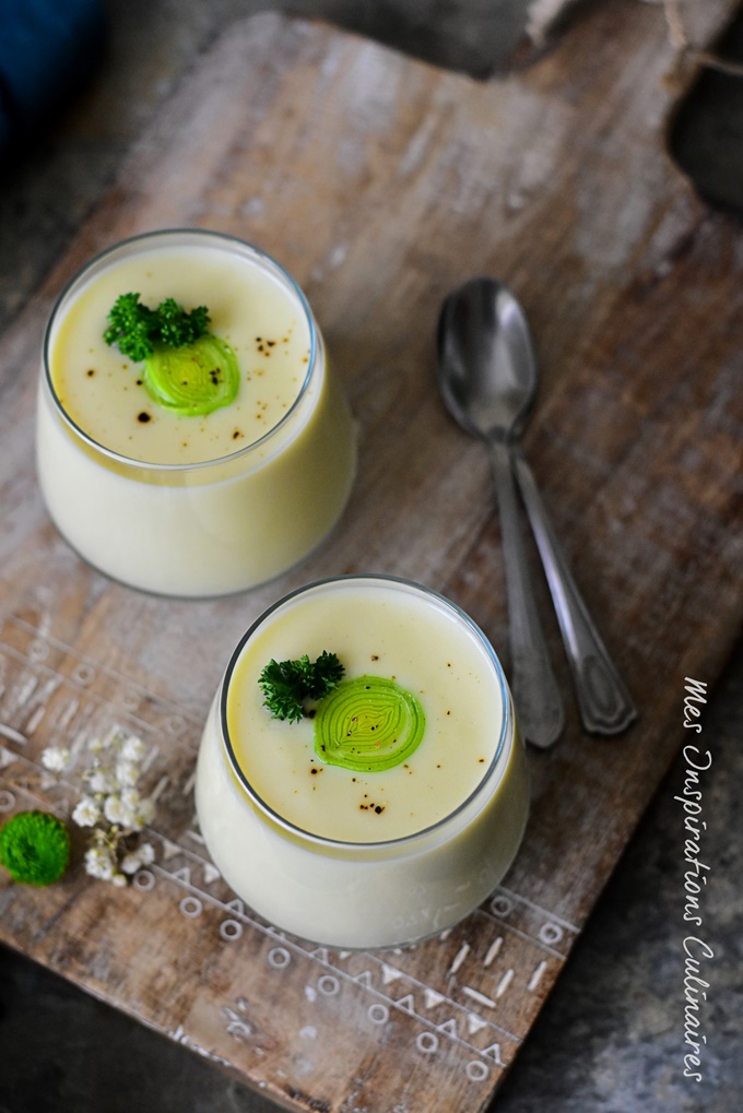 Crème Vichyssoise (soupe de poireaux)Crème Vichyssoise (soupe de poireaux)