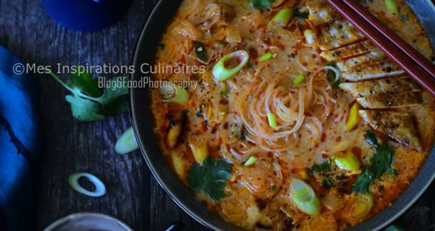 Soupe Thai Poulet Lait De Coco Et Curry Rouge Le Blog Cuisine