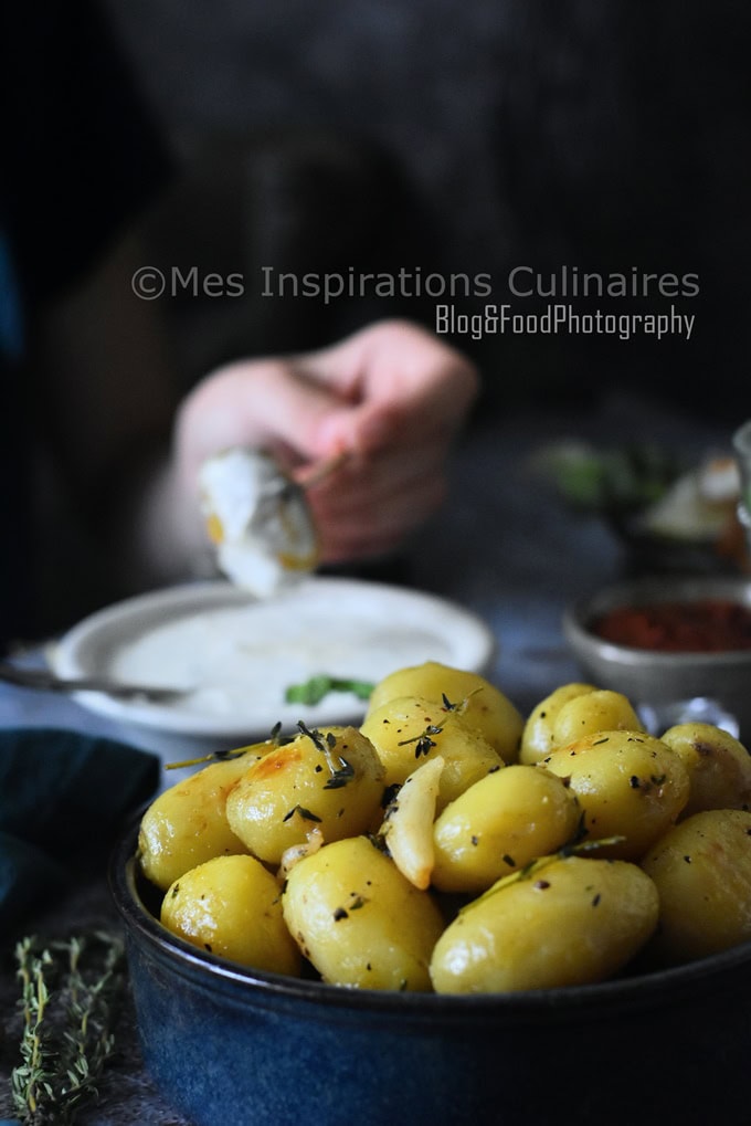 Pomme de terre sautées à l'ail et thym