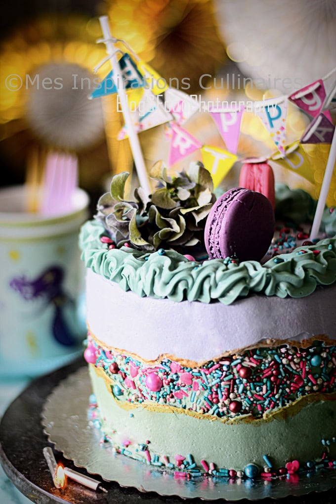 Le fault line Cake, gâteau tendance 2019
