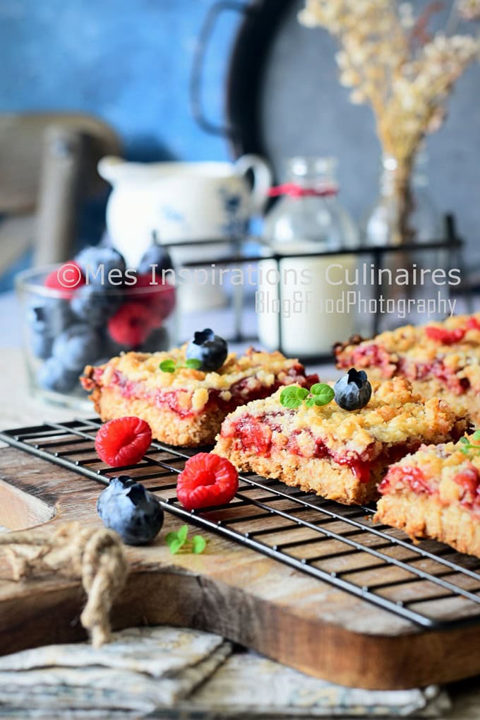 Recette crumble aux framboises