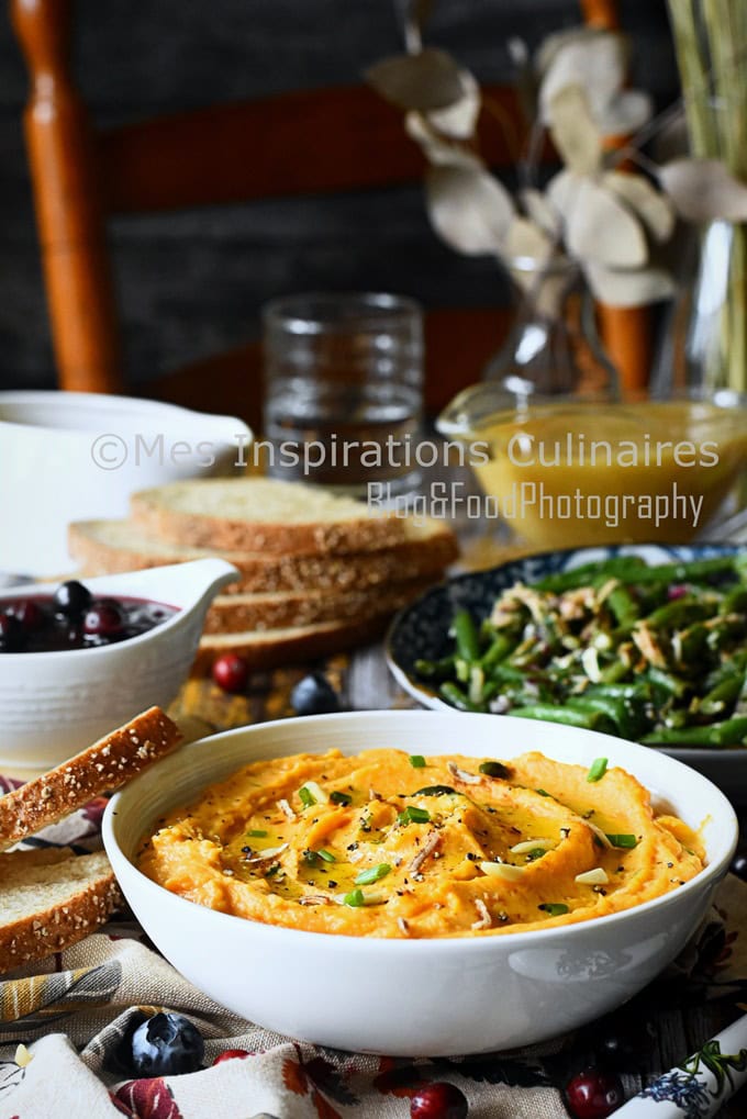 Purée de patates douces