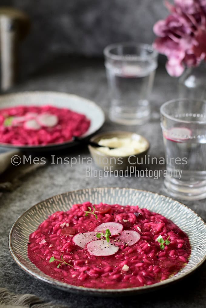 Recette risotto crémeux facile betterave 