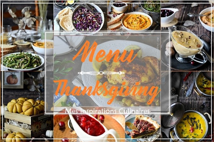 Idée Menu de repas pour Thanksgiving, recette facile et rapide