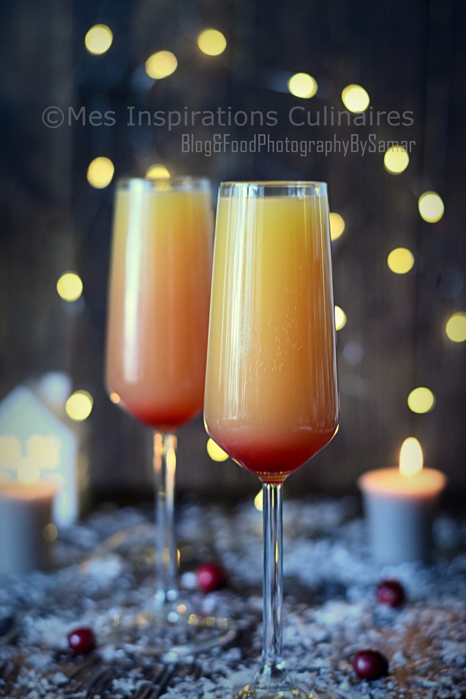Cocktail Mimosa : Cocktail de Noël