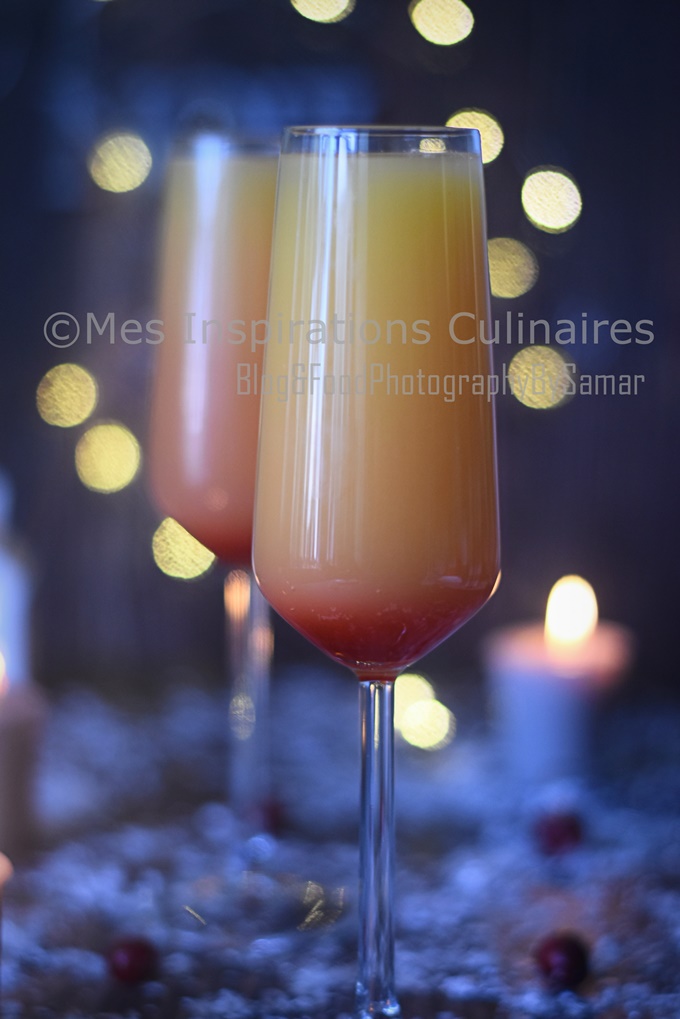 Cocktail Mimosa : Cocktail de Noël