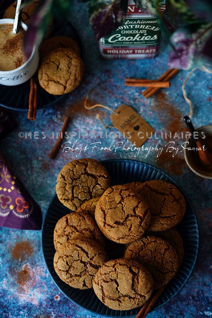 Les ginger snaps, biscuits au gingembre