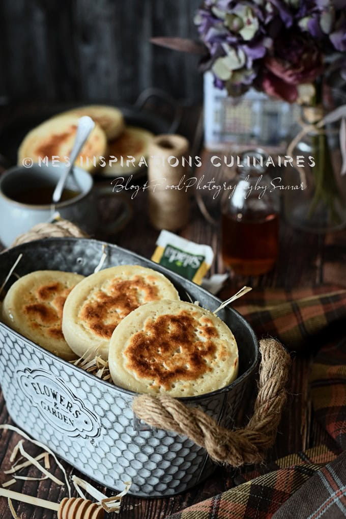 Les crumpets ou crêpes anglaises