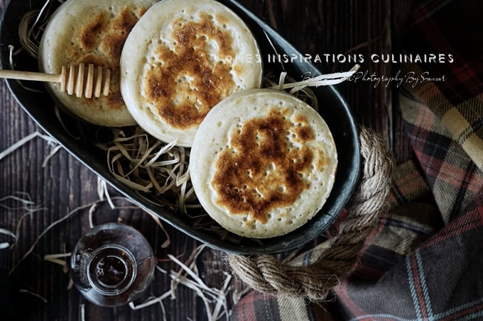 Les crumpets ou crêpes anglaises