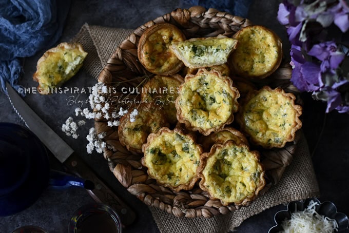 tartelettes salées au crabe