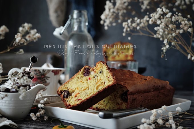 Recette cake aux olives, poivron et bleu