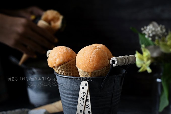 Sorbet melon