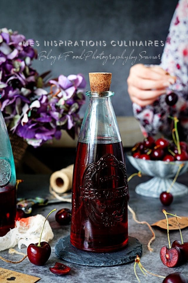 Sirop de cerises recette maison Le Blog cuisine de Samar