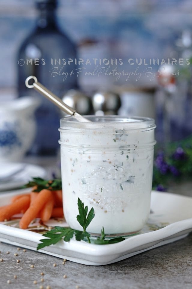 Sauce Ranch, vinaigrette américaine Le Blog cuisine de Samar