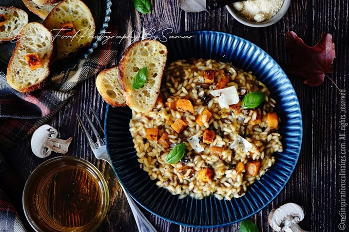 Risotto au potimarron crémeux