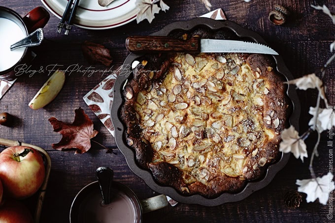 Flognarde traditionnelle aux pommes