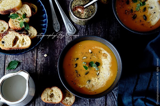 Soupe de carottes, recette facile