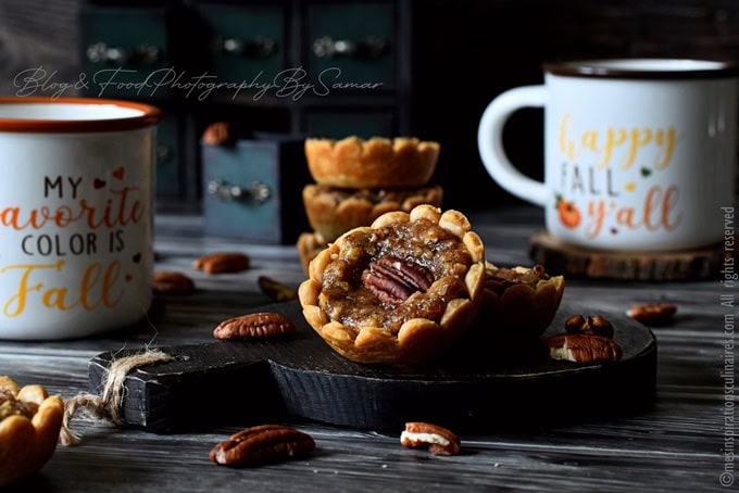 tartelettes aux noix de pecan et sirop d’érable