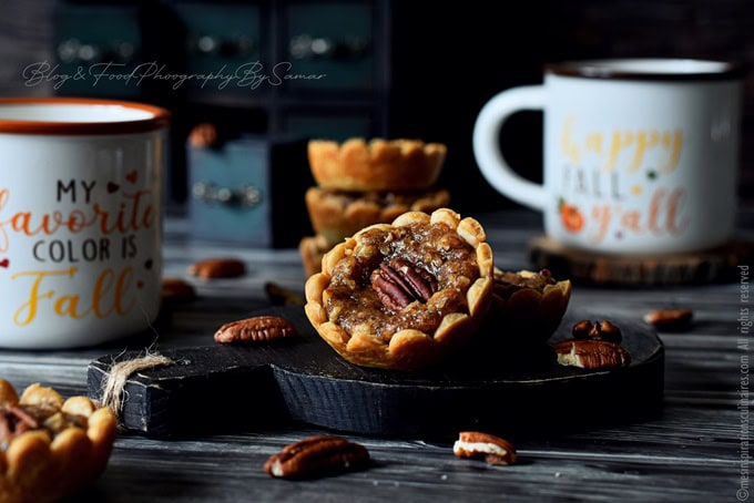 tartelettes aux noix de pecan et sirop d’érable