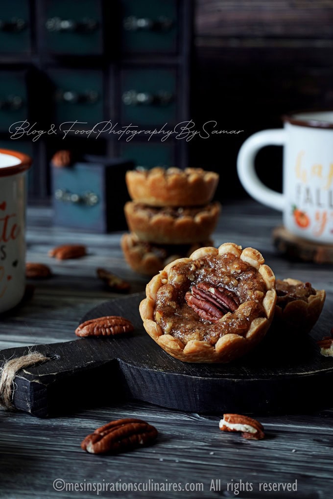 tartelettes aux noix de pecan et sirop d’érable