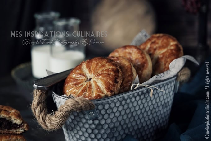 Galette des rois aux poires et chocolat