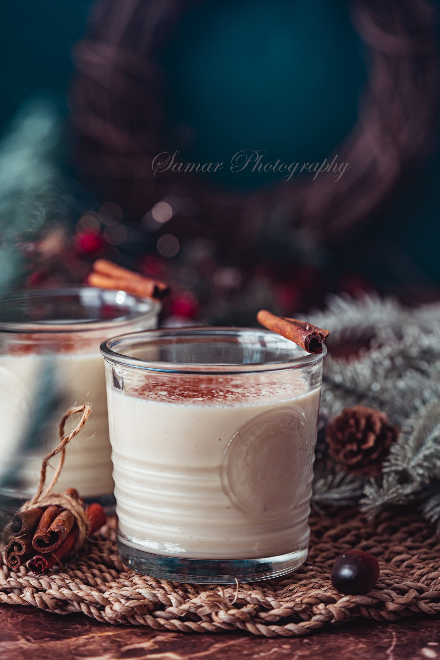 Eggnog maison traditionnel