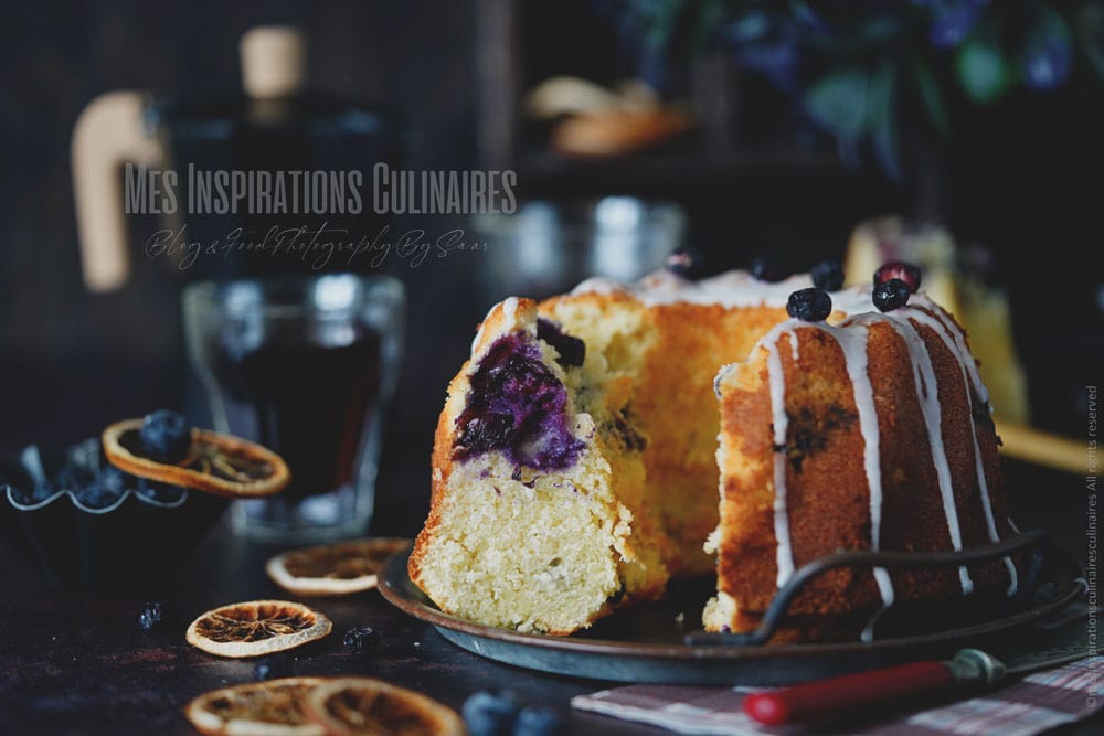 Le meilleur bundt cake aux myrtilles et citron